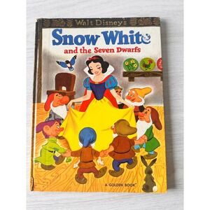 Vintage‎ Snow White & The Seven Dwarfs Childrens A Golden Book 1981